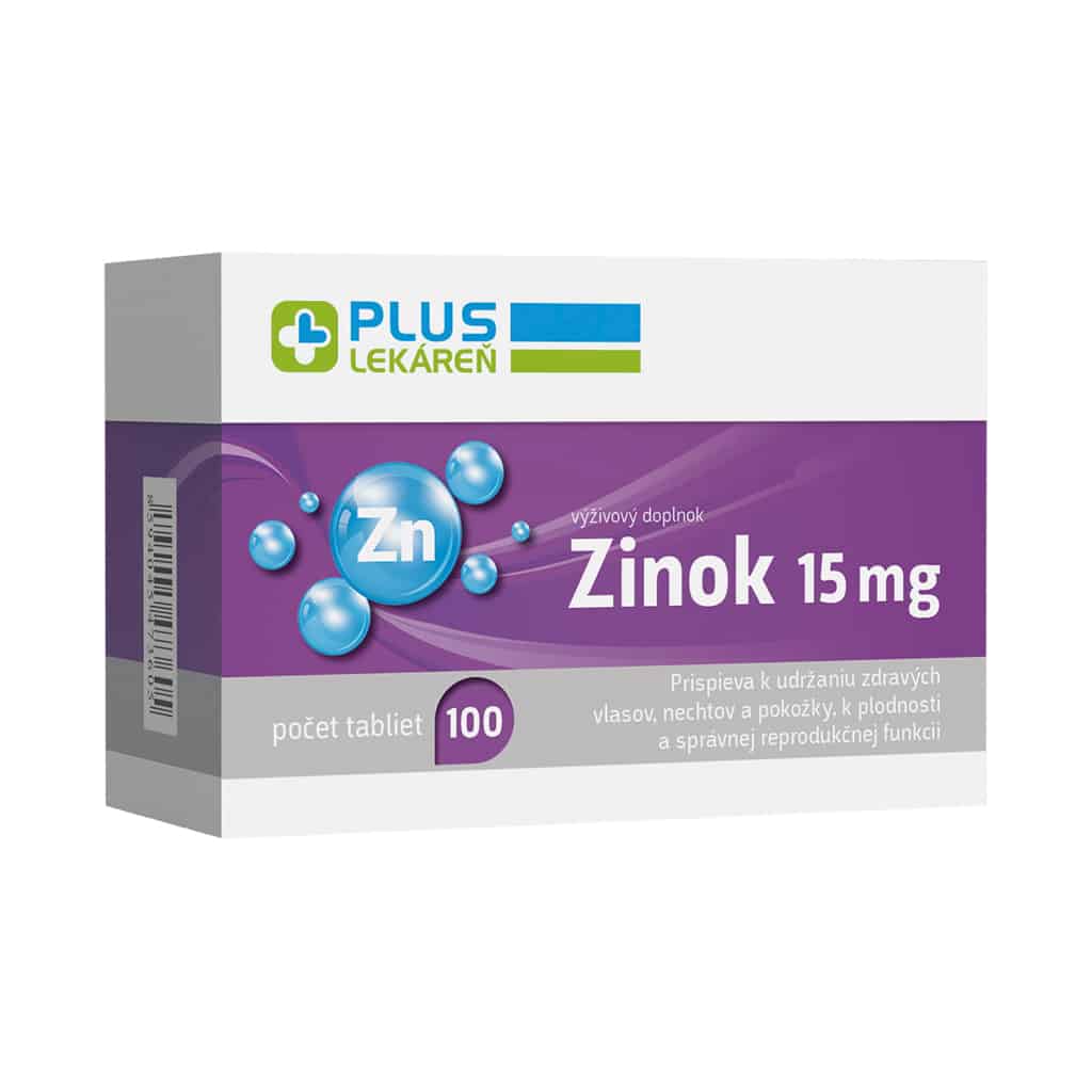 Zinok 15 mg, 100 tbl Zinok 15 mg, 100 tbl