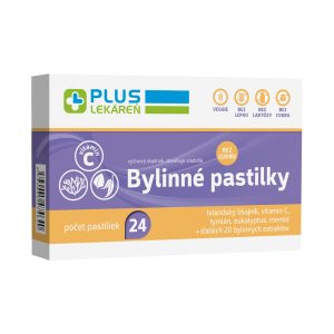 Bylinné pastilky s islandským lišajníkom, 24 ks