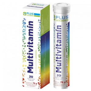 Multivitamín s príchuťou pomaranča, 20 šumivých tabliet